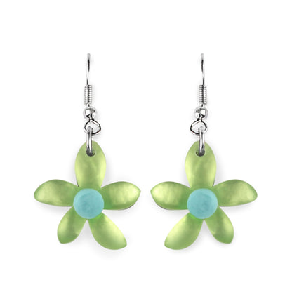 Orchard Flower Matte Fish Hook Earrings | The Jewellery Stop