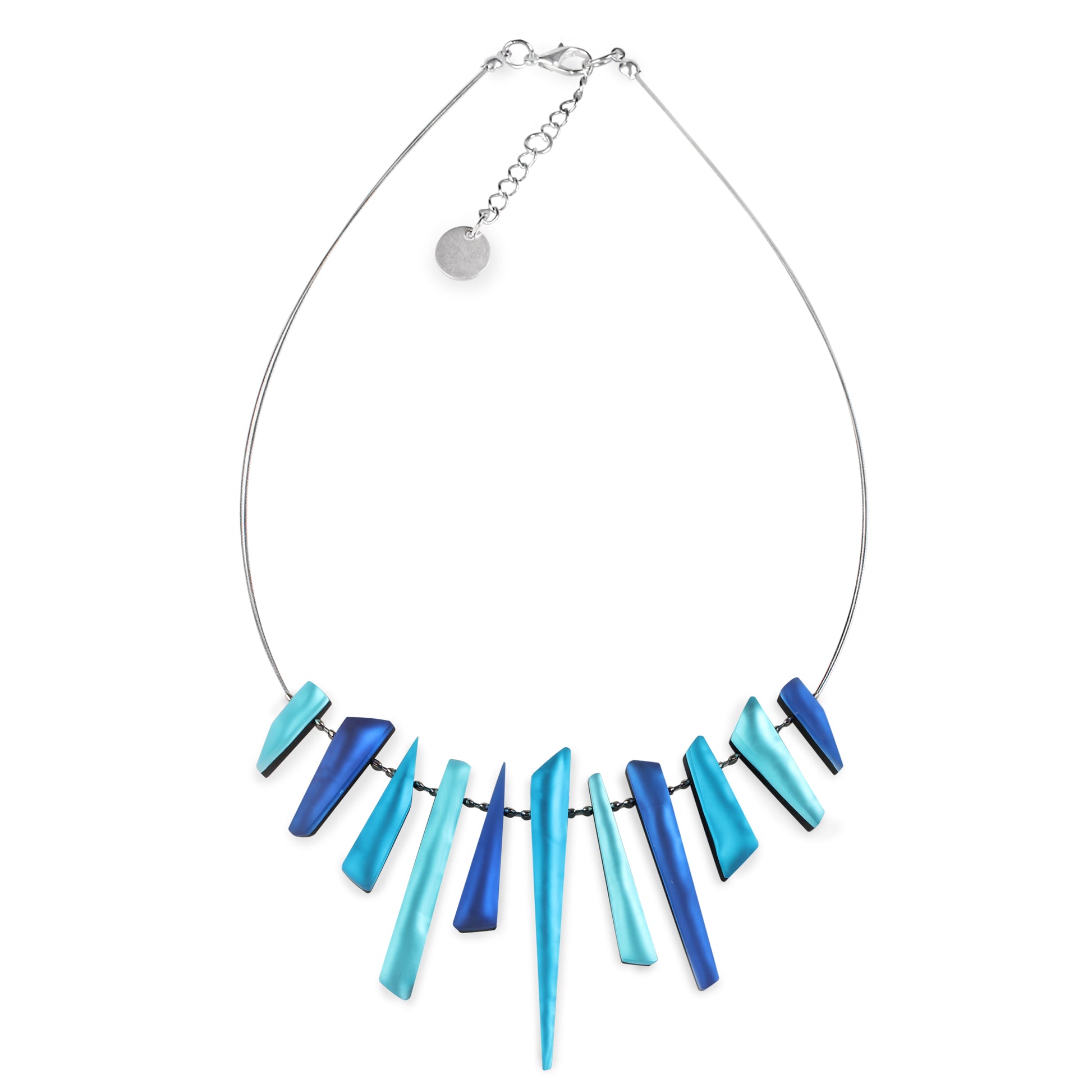 Turquoise Icicle Matte Necklace