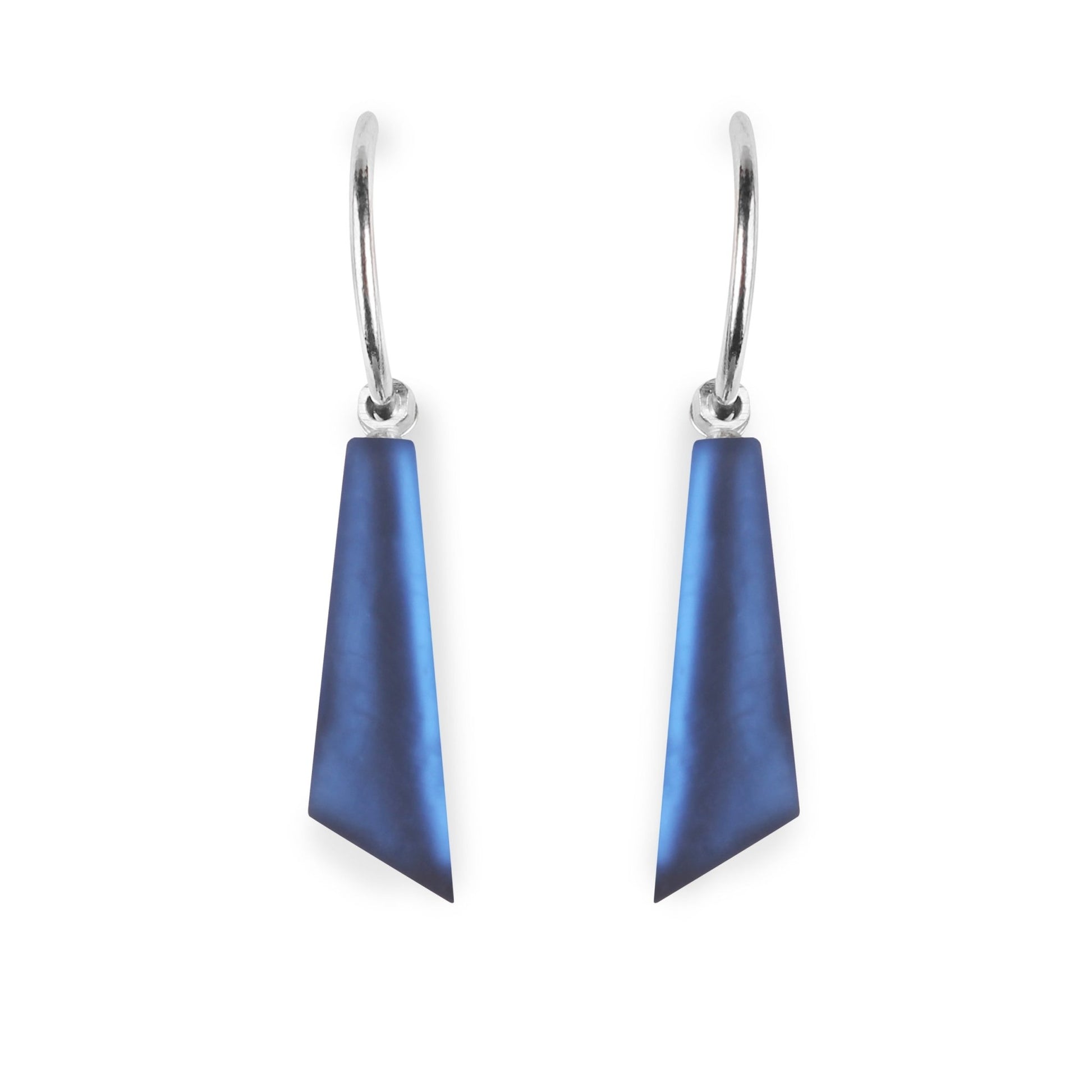 Pacific Icicle Matte Short Creole Earrings | The Jewellery Stop