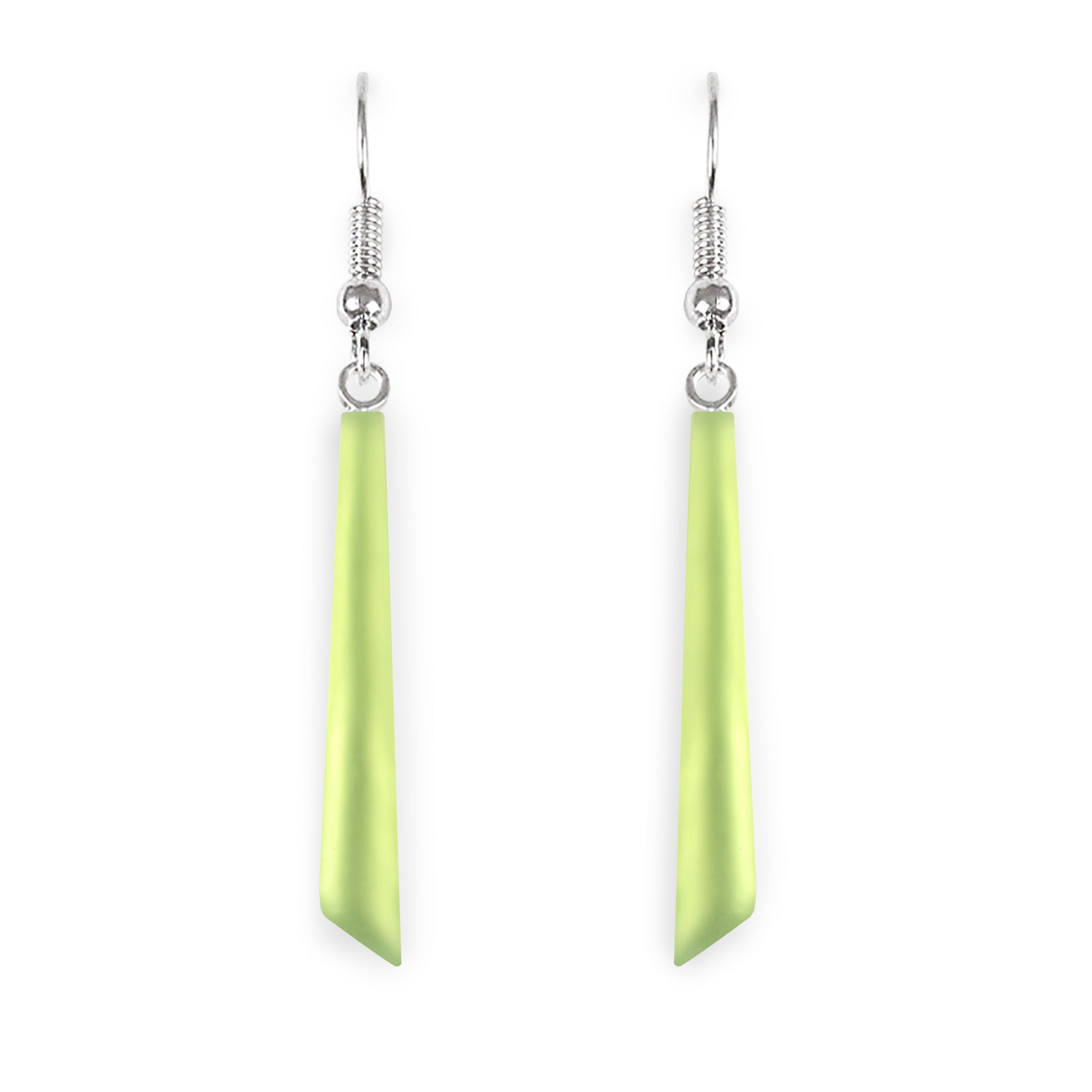 Orchard Icicle Matte Long Fish Hook Earrings