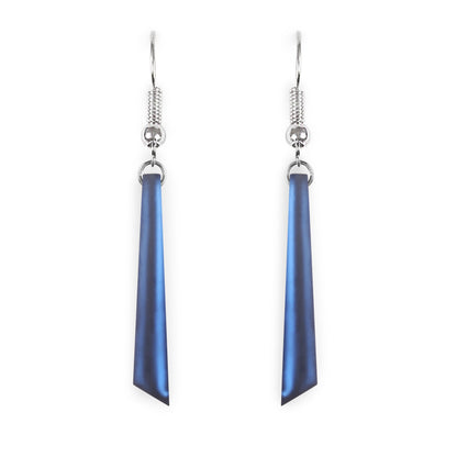 Pacific Icicle Matte Long Fish Hook Earrings