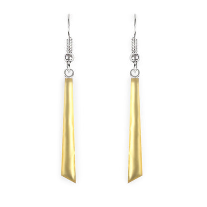 Palomino Icicle Matte Long Fish Hook Earrings | The Jewellery Stop