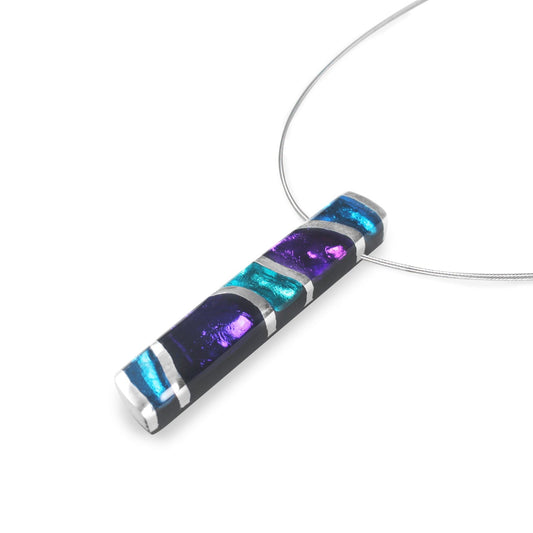Peacock Lava Shiny Pendant | The Jewellery Stop