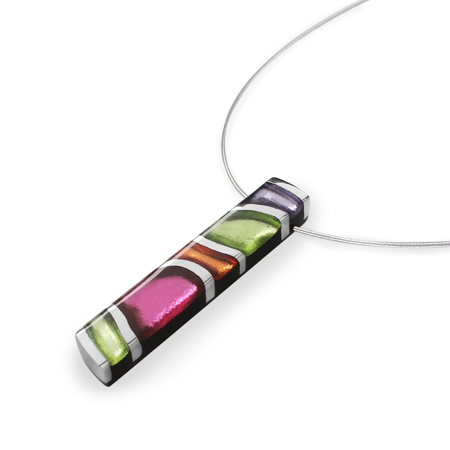 Sherbet Lava Shiny Pendant | The Jewellery Stop