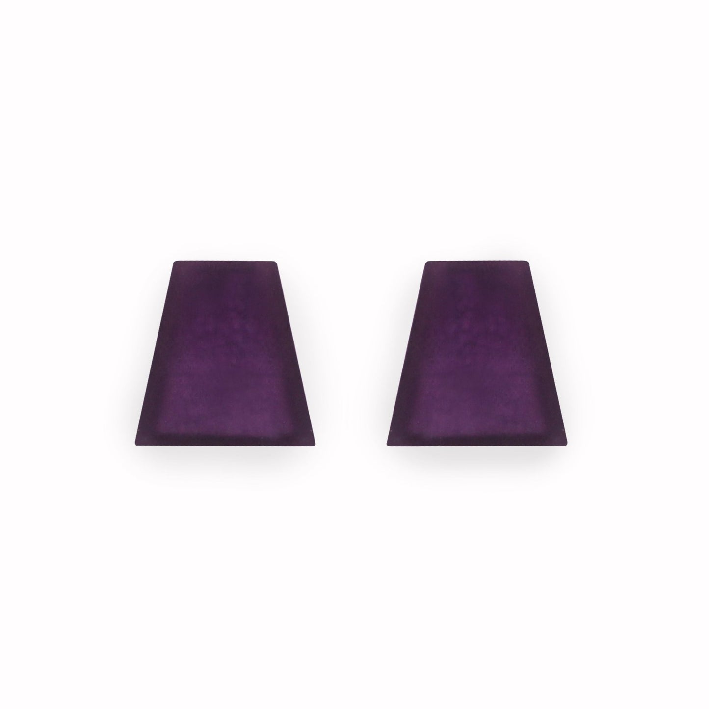 Peacock Shell Collar Matte Stud Earrings | The Jewellery Stop
