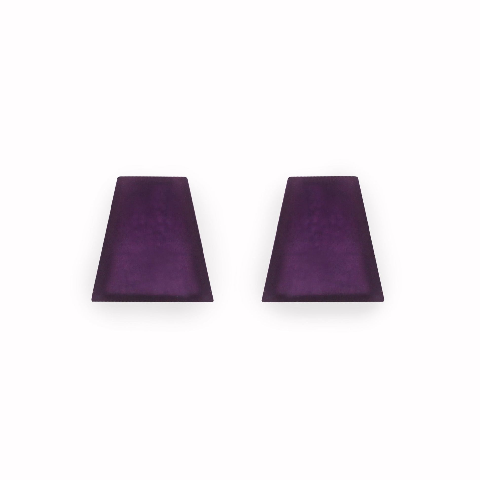 Peacock Shell Collar Matte Stud Earrings | The Jewellery Stop