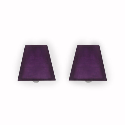 Peacock Shell Collar Matte Clip Earrings | The Jewellery Stop