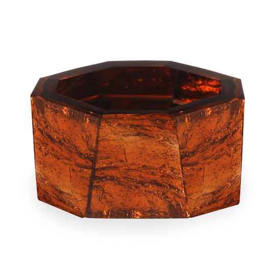 Orange Aztec Shiny Bangle