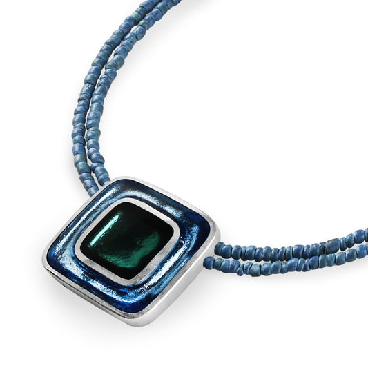 Fjord Retro Squares Shiny Pendant on Coco | The Jewellery Stop
