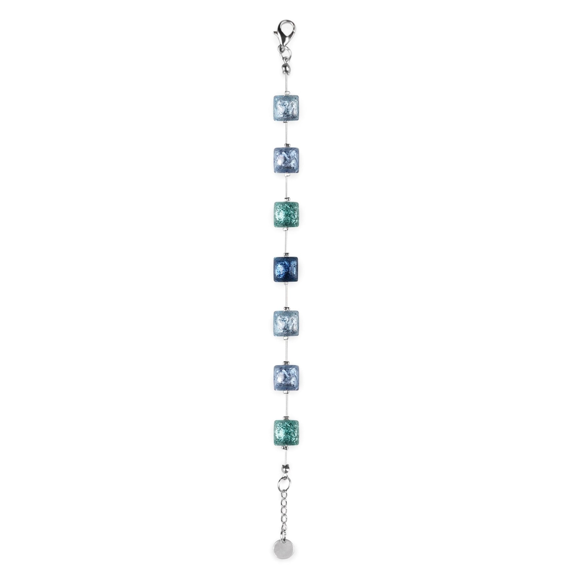 Pacific Cabouchon Squares Shiny Bracelet | The Jewellery Stop