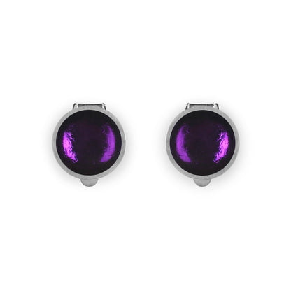 Peacock Bubble Extravaganza Shiny Clip Earrings | The Jewellery Stop