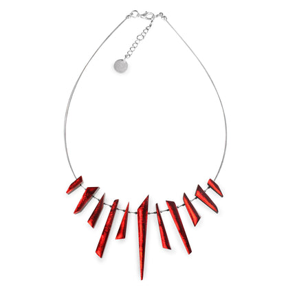 Red Icicle Shiny Necklace