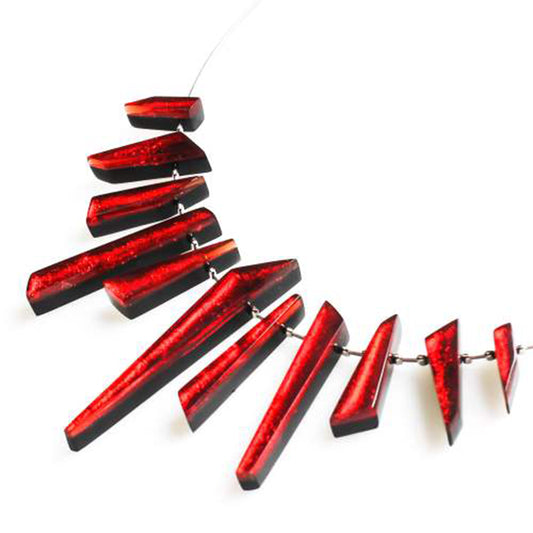 Red Icicle Shiny Necklace