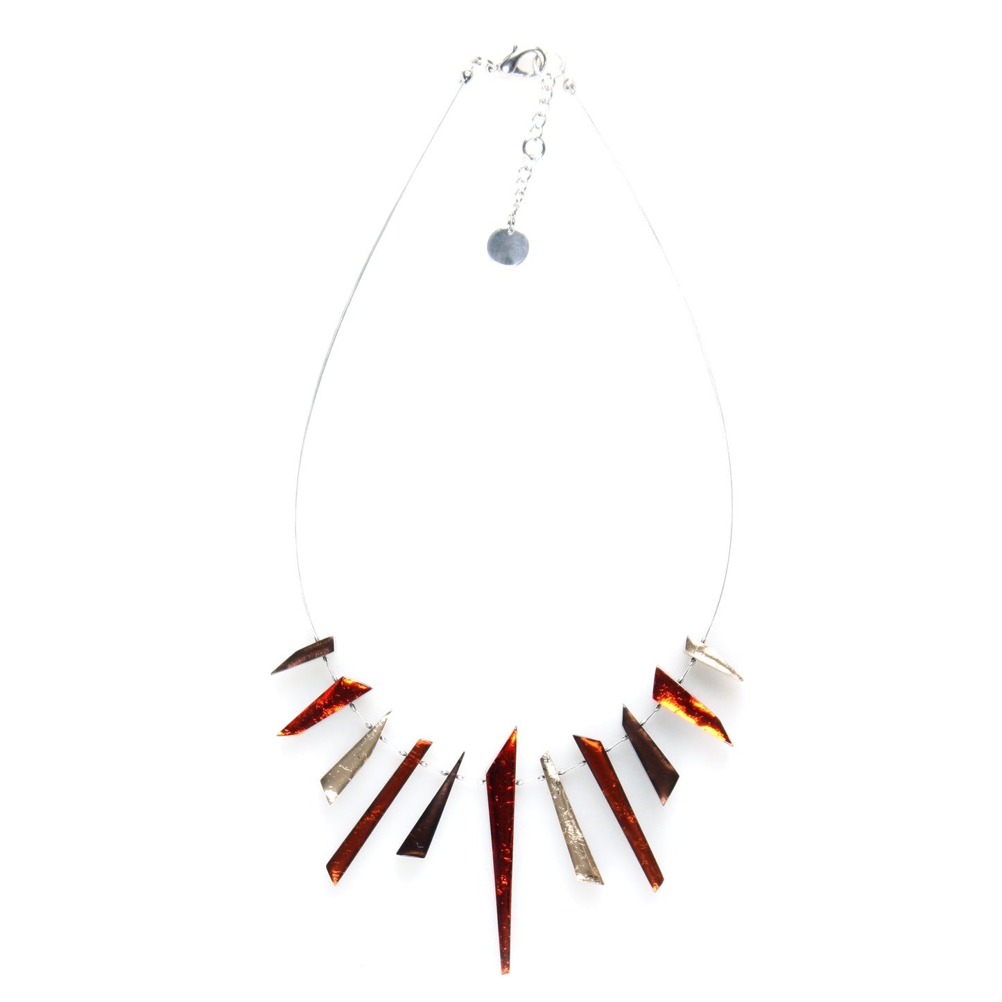 Toffee Icicle Shiny Necklace