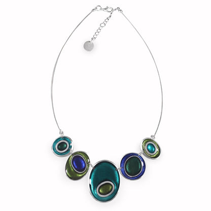 Everglade Organic Circles Shiny Necklace | The Jewellery Stop