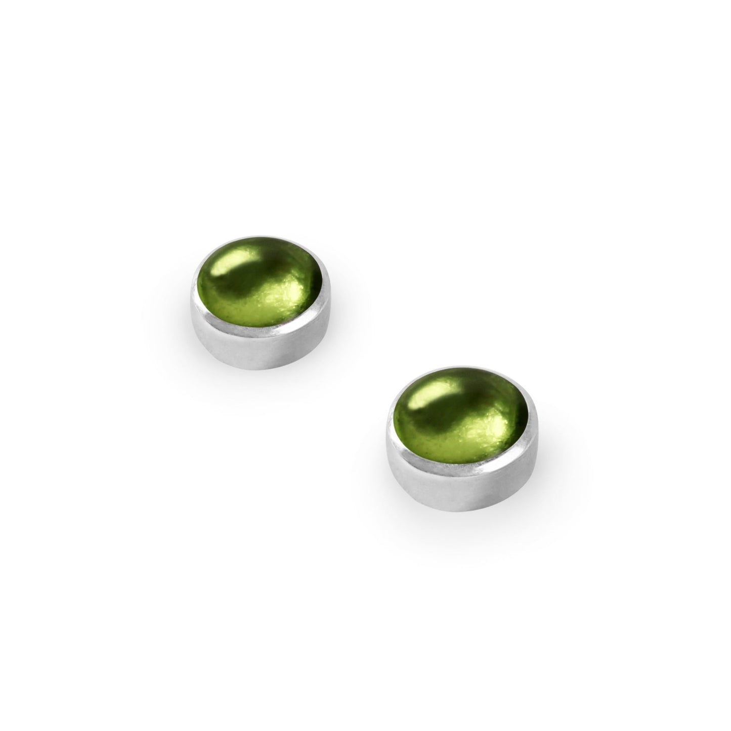 Orchard Organic Circles Shiny Small Stud Earrings | The Jewellery Stop