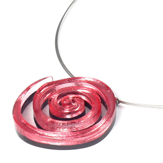 Candy Spirals Shiny Pendant | The Jewellery Stop