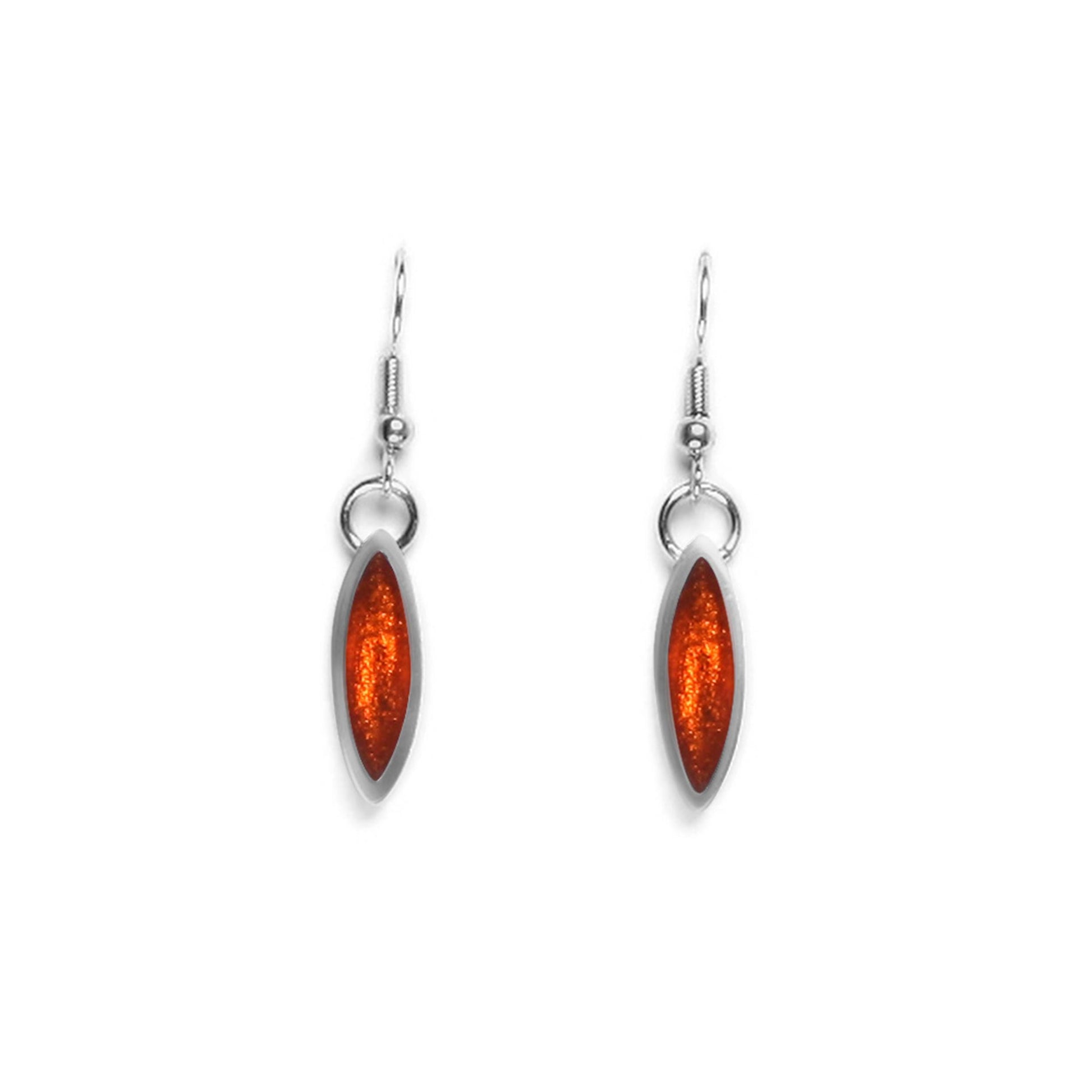 Spice Bamboo Shoot Shiny Fish Hook Earrings | The Jewellery Stop