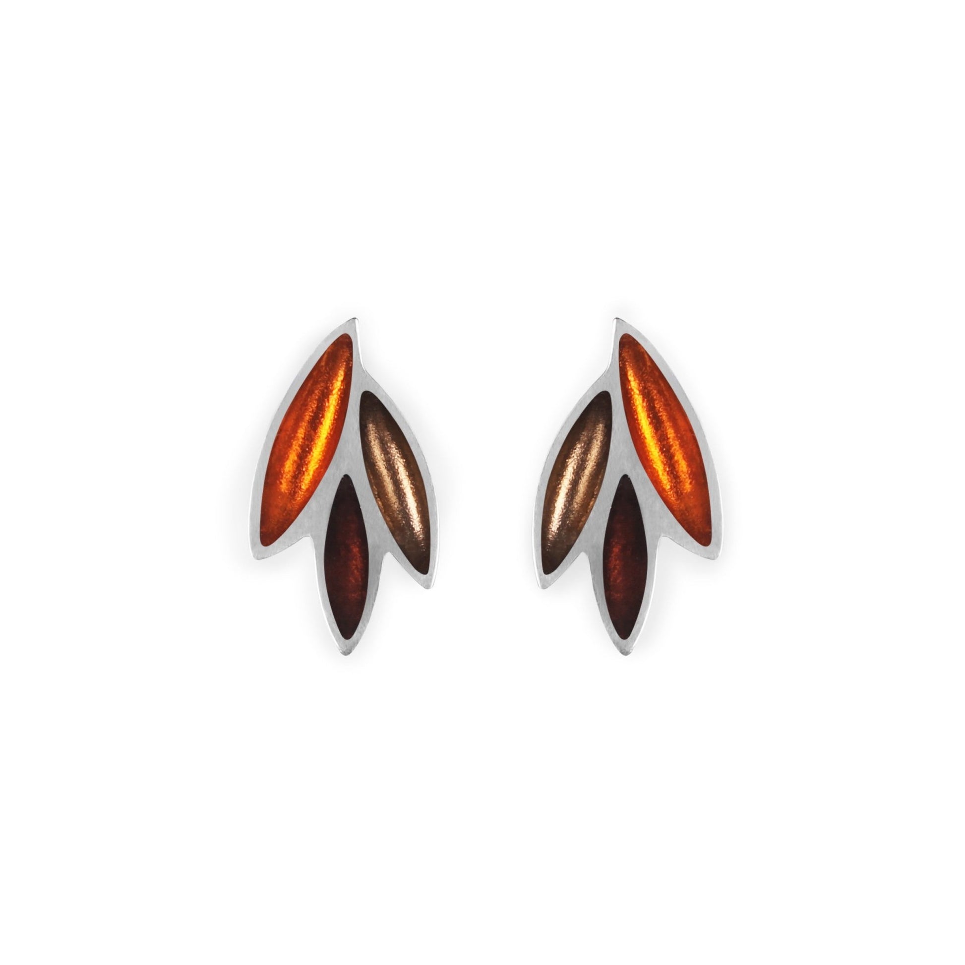 Spice Bamboo Shoot Shiny Clip Earrings | The Jewellery Stop