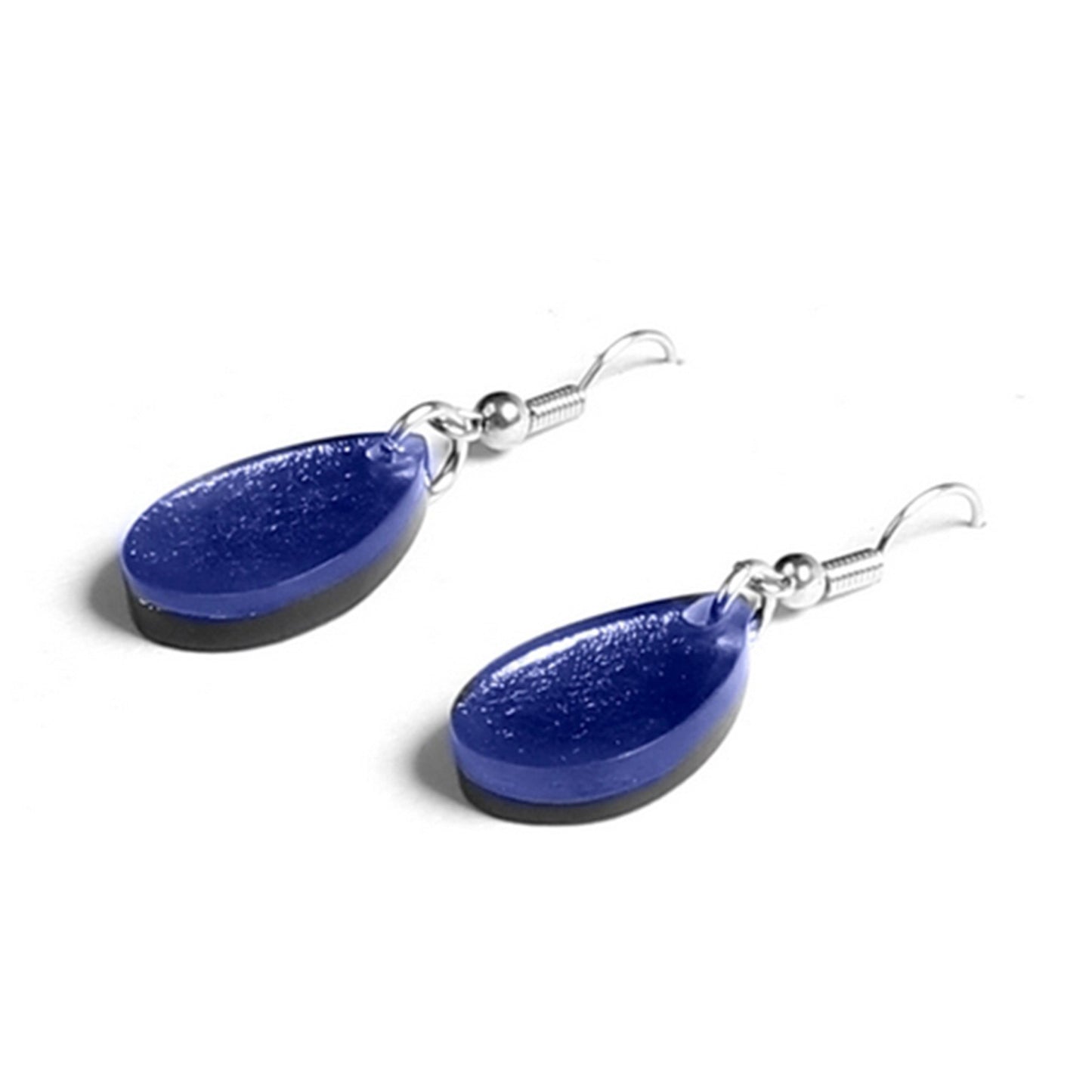 Ocean Mist Flower Shiny Petal Fish Hook Earrings | The Jewellery Stop