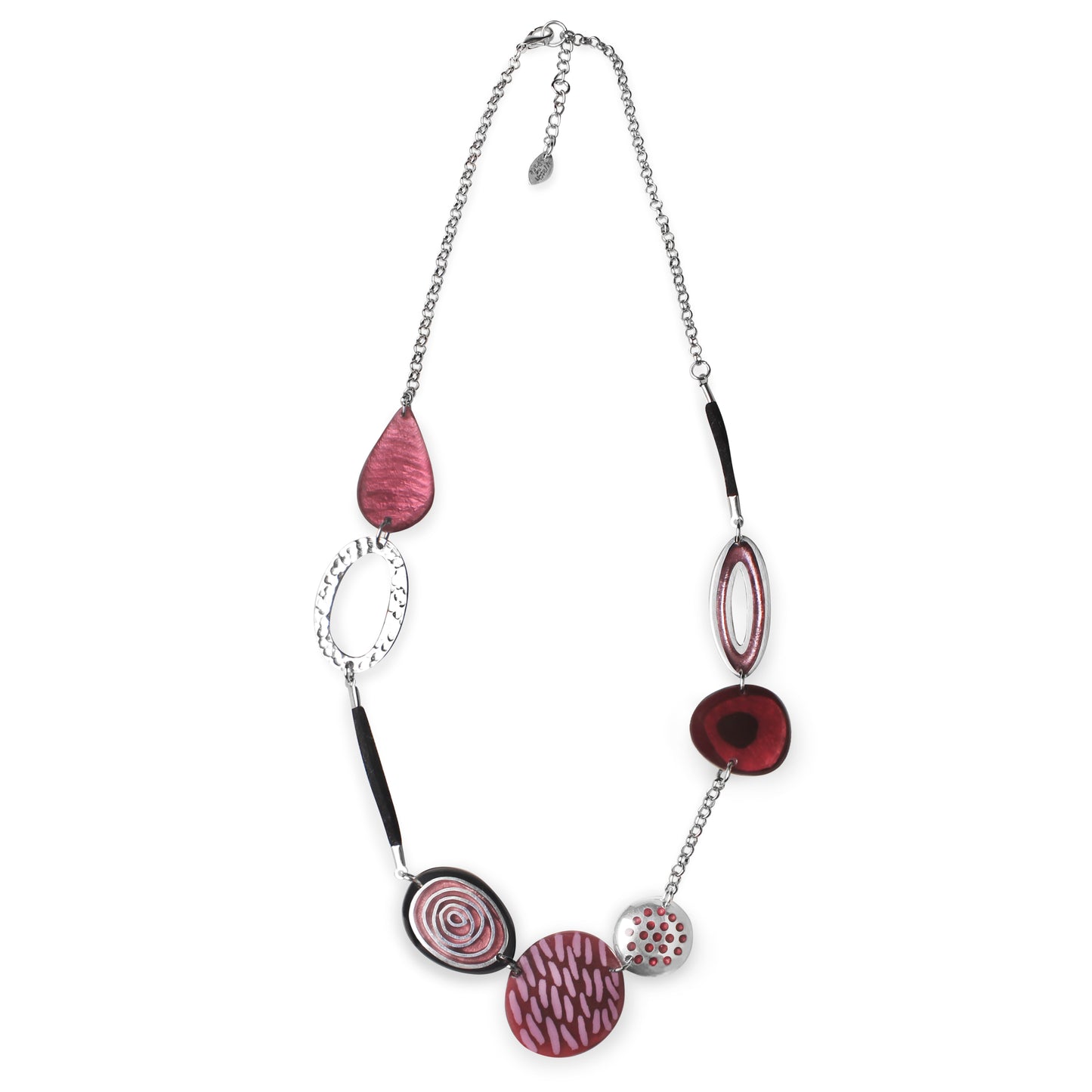 Cassis Natural Eclectic Shiny Long Necklace