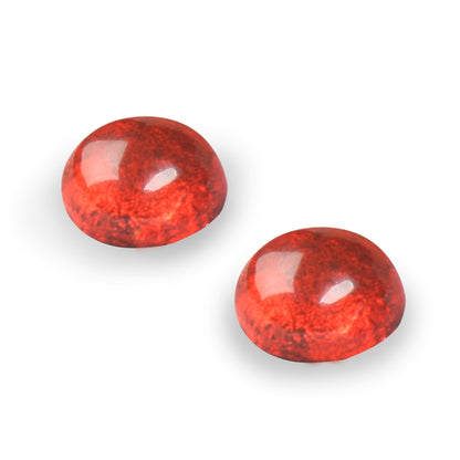 Chilli Cabouchon Shiny Large Stud Earrings | The Jewellery Stop