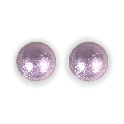 Pastels Cabouchon Shiny Large Stud Earrings | The Jewellery Stop