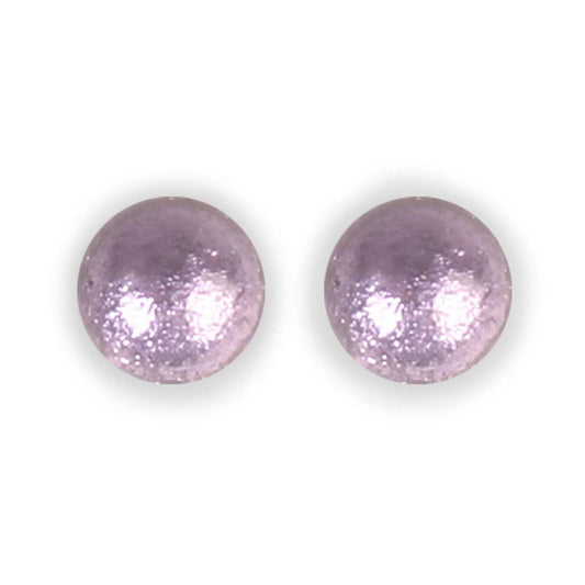 Pastels Cabouchon Shiny Large Stud Earrings | The Jewellery Stop