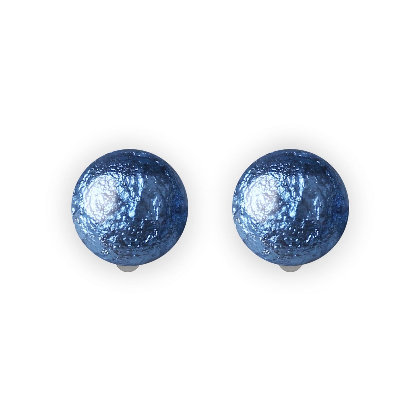 Pacific Cabouchon Shiny Clip Earrings | The Jewellery Stop