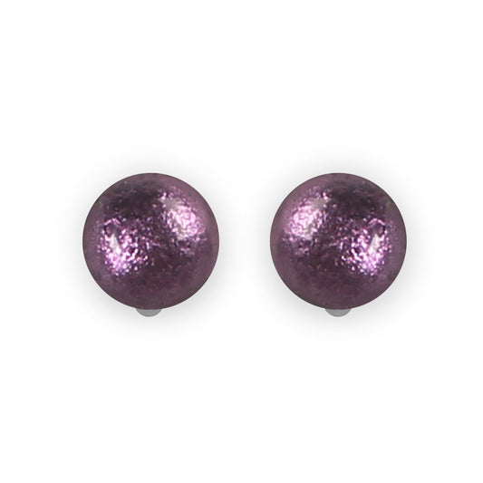 Peacock Cabouchon Shiny Clip Earrings | The Jewellery Stop