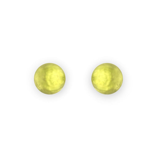 Citrus Cabouchon Matte Small Stud Earrings | The Jewellery Stop