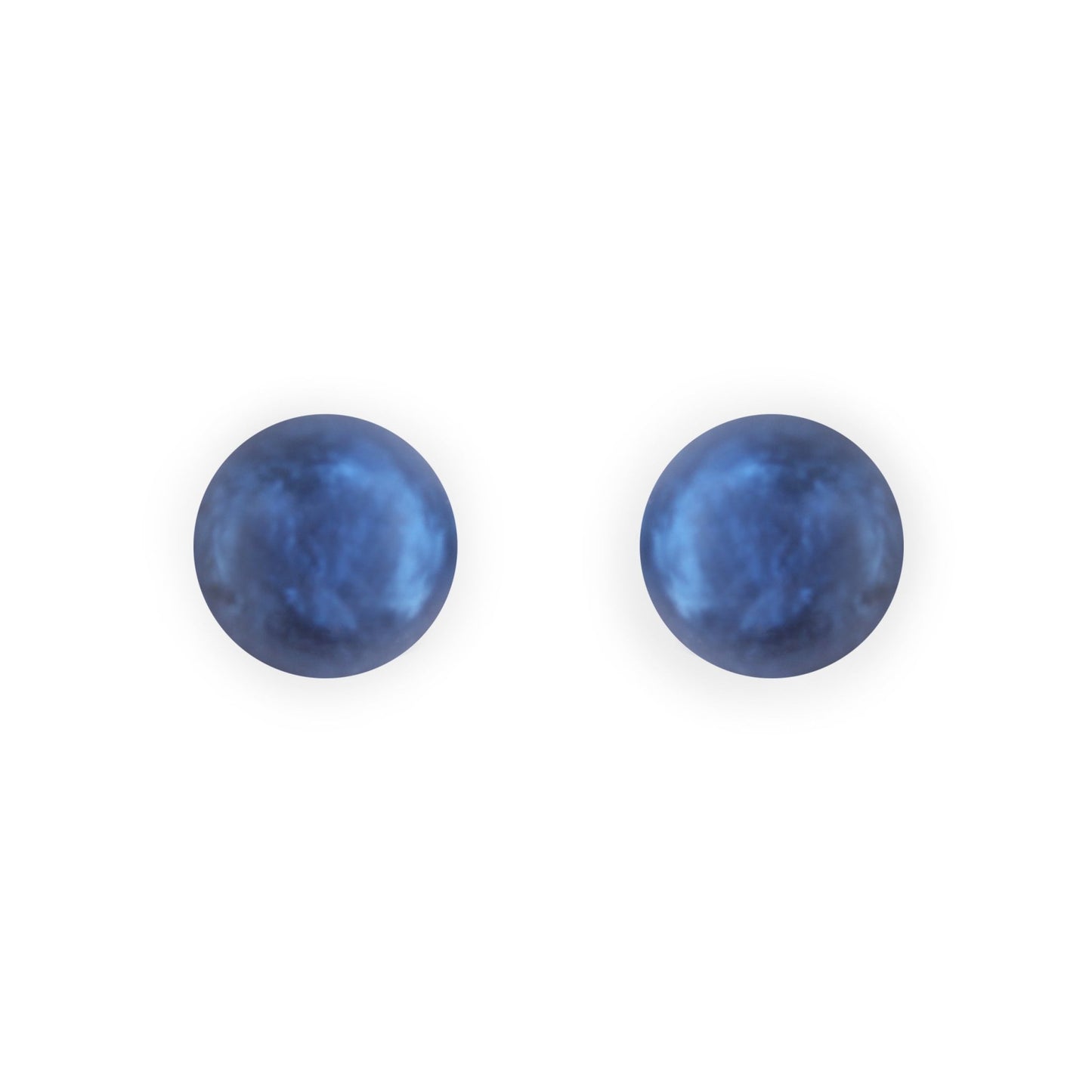 Pacific Cabouchon Matte Medium Stud Earrings | The Jewellery Stop