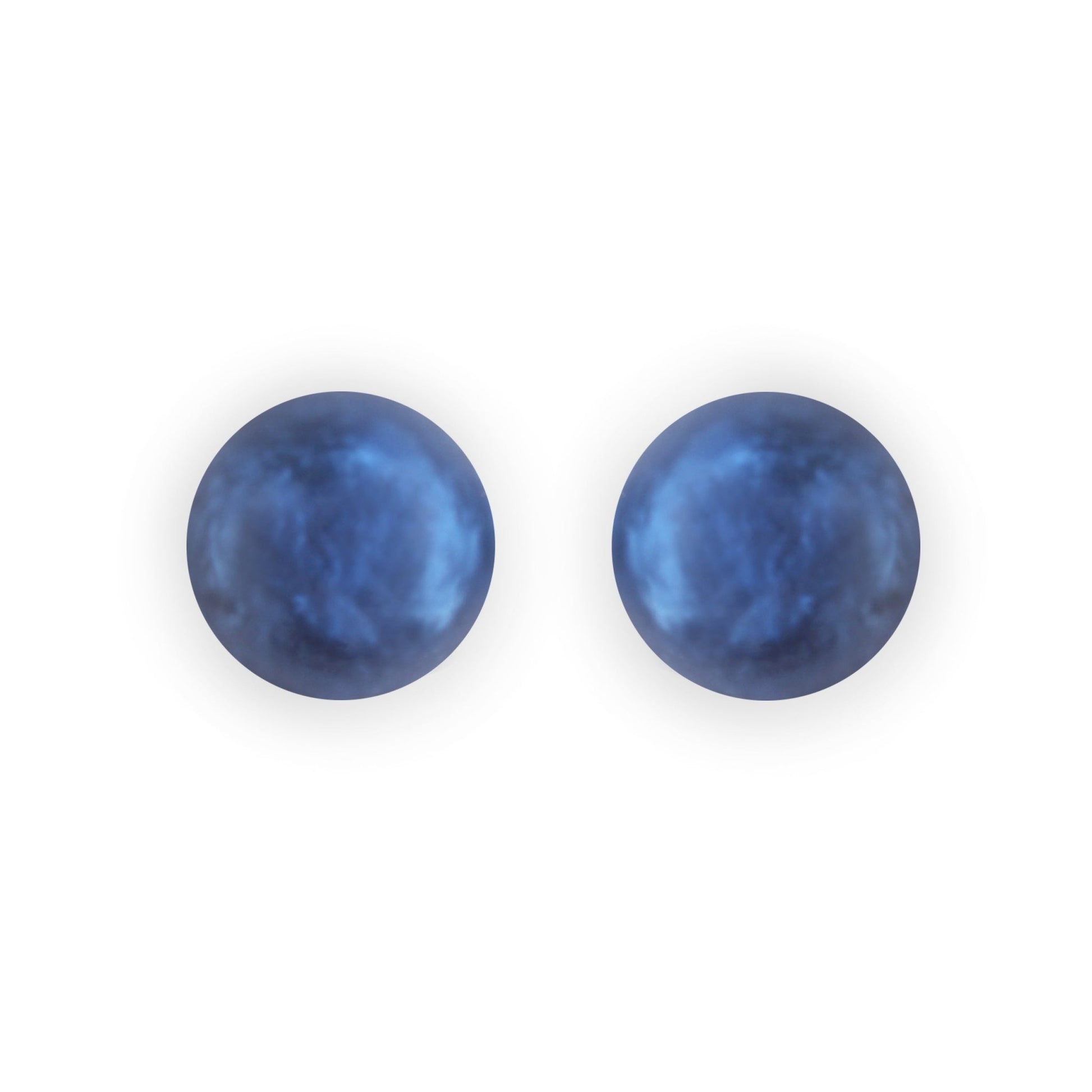 Pacific Cabouchon Matte Large Stud Earrings | The Jewellery Stop