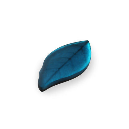 Turquoise Skeletal Leaf Matte Brooch | The Jewellery Stop