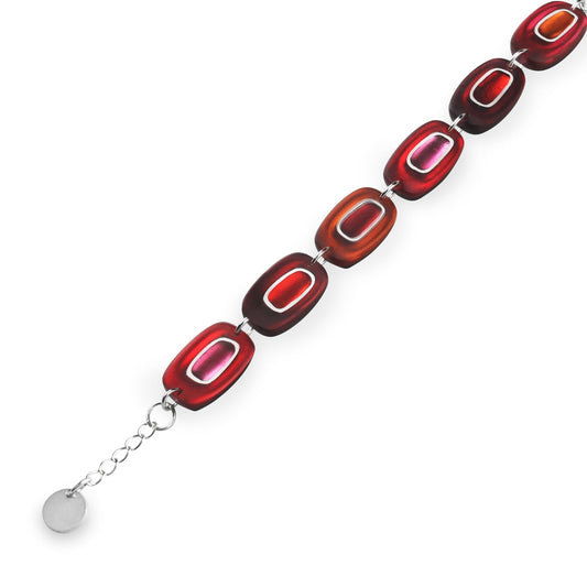 Maple Retro Ovals Matte Bracelet | The Jewellery Stop