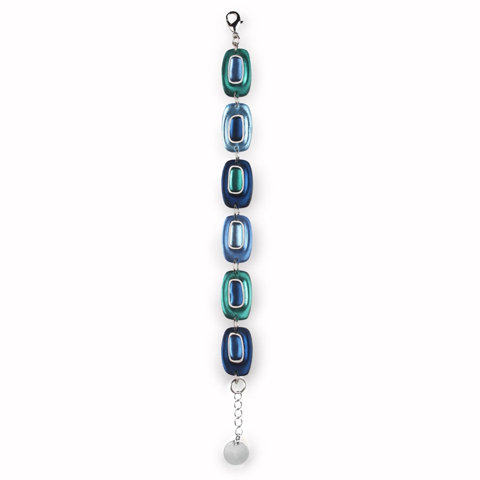 Pacific Retro Ovals Matte Bracelet | The Jewellery Stop