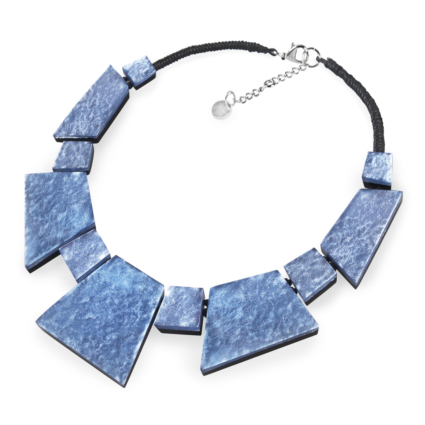 Ice Aztec Jagged Collar Shiny Necklace