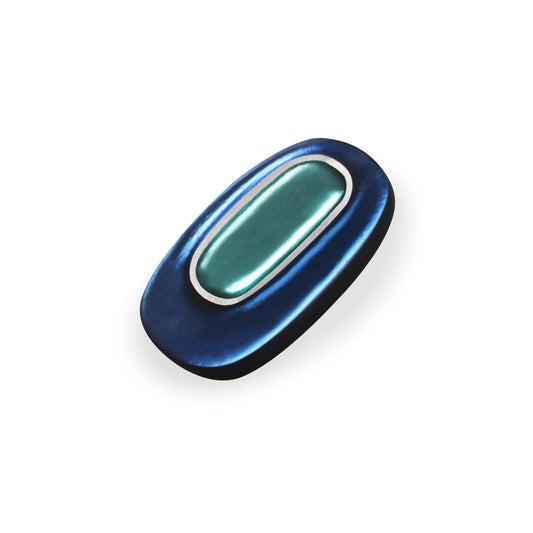 Pacific Retro Ovals Matte Brooch | The Jewellery Stop