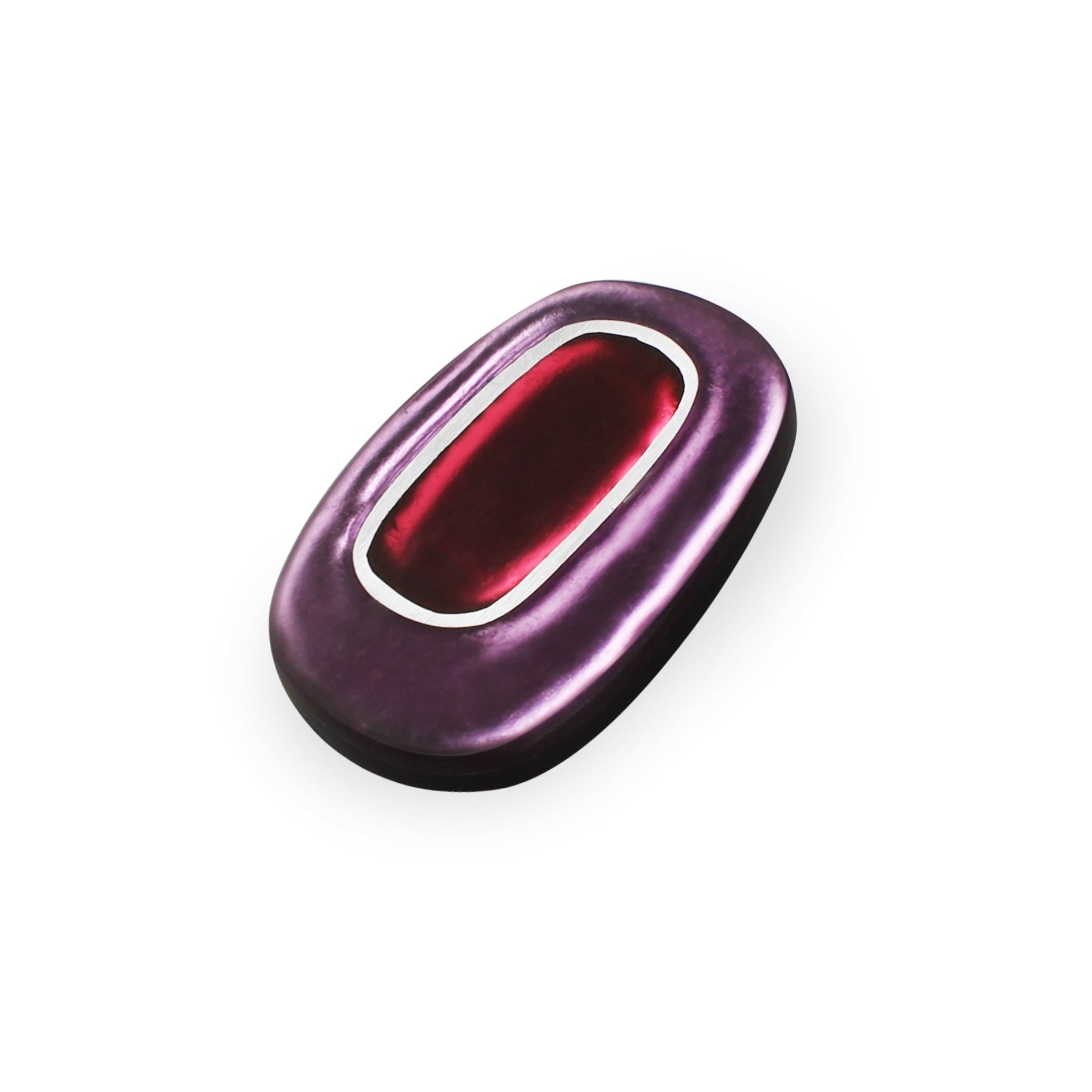 Rainbow Retro Ovals Matte Brooch | The Jewellery Stop