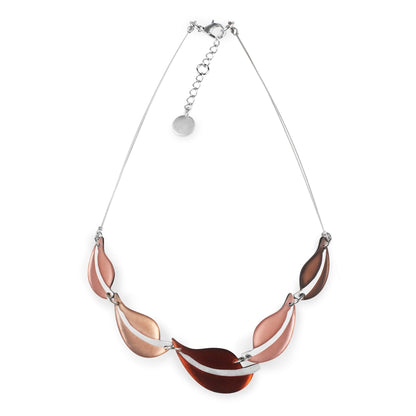 Nougat Leaf Matte Necklace | The Jewellery Stop