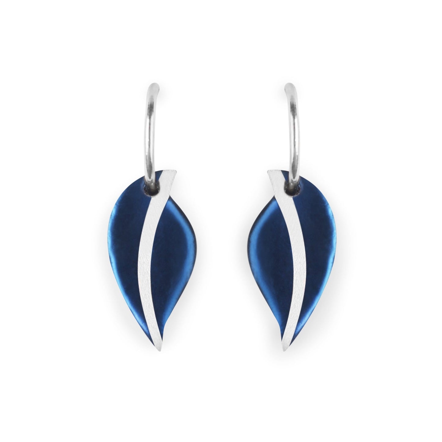 Pacific Leaf Matte Creole Earrings | The Jewellery Stop
