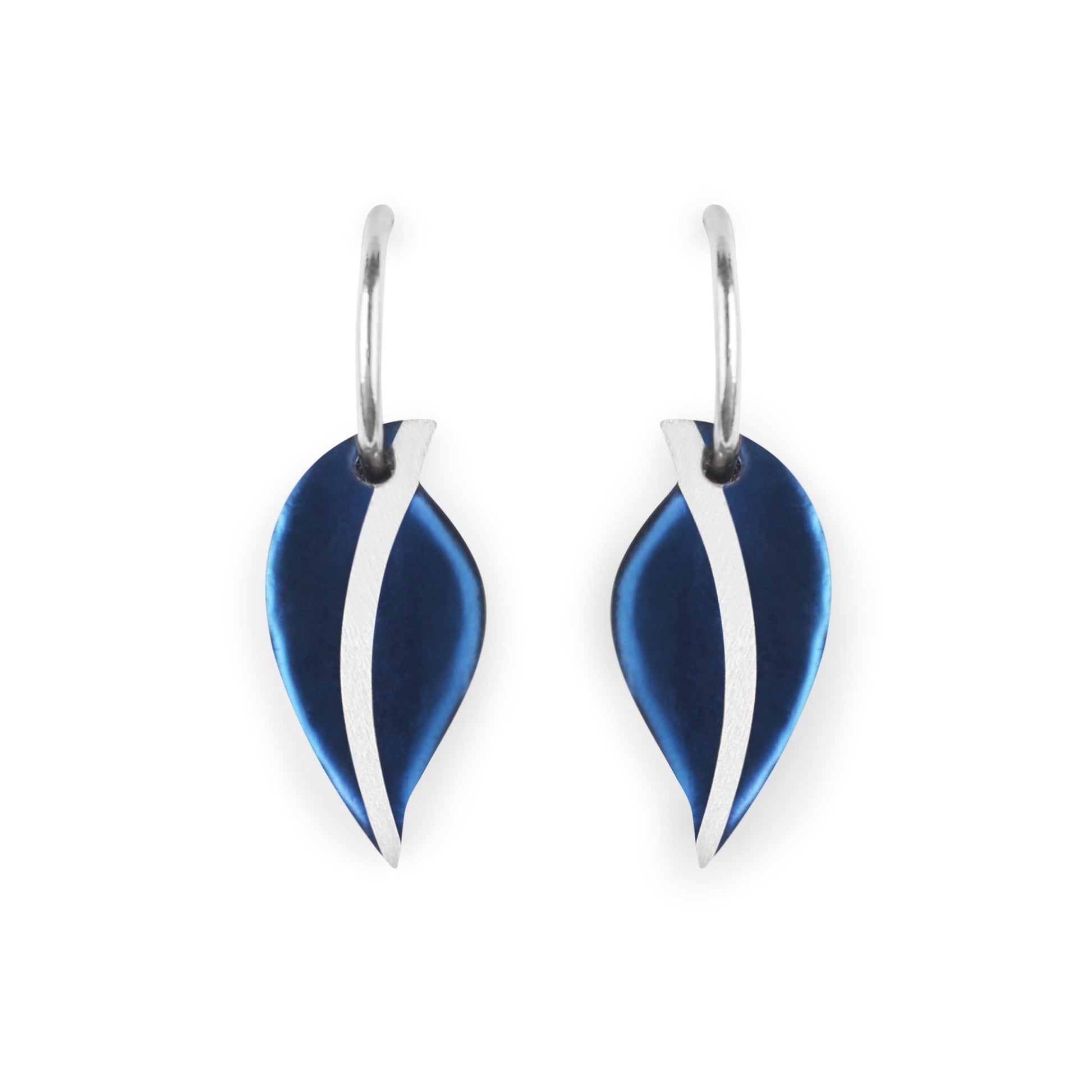 Pacific Leaf Matte Creole Earrings | The Jewellery Stop