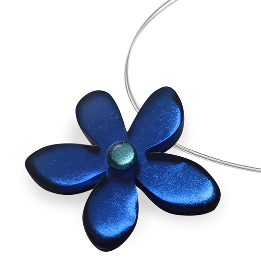 Twilight Flower Shiny Large Pendant