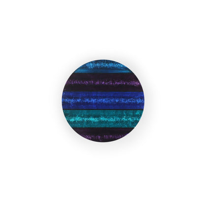 Peacock Geometric Circles Shiny Brooch | The Jewellery Stop