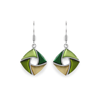 Kiwi Kite Shiny Small Fish Hook Earrings | The Jewellery Stop
