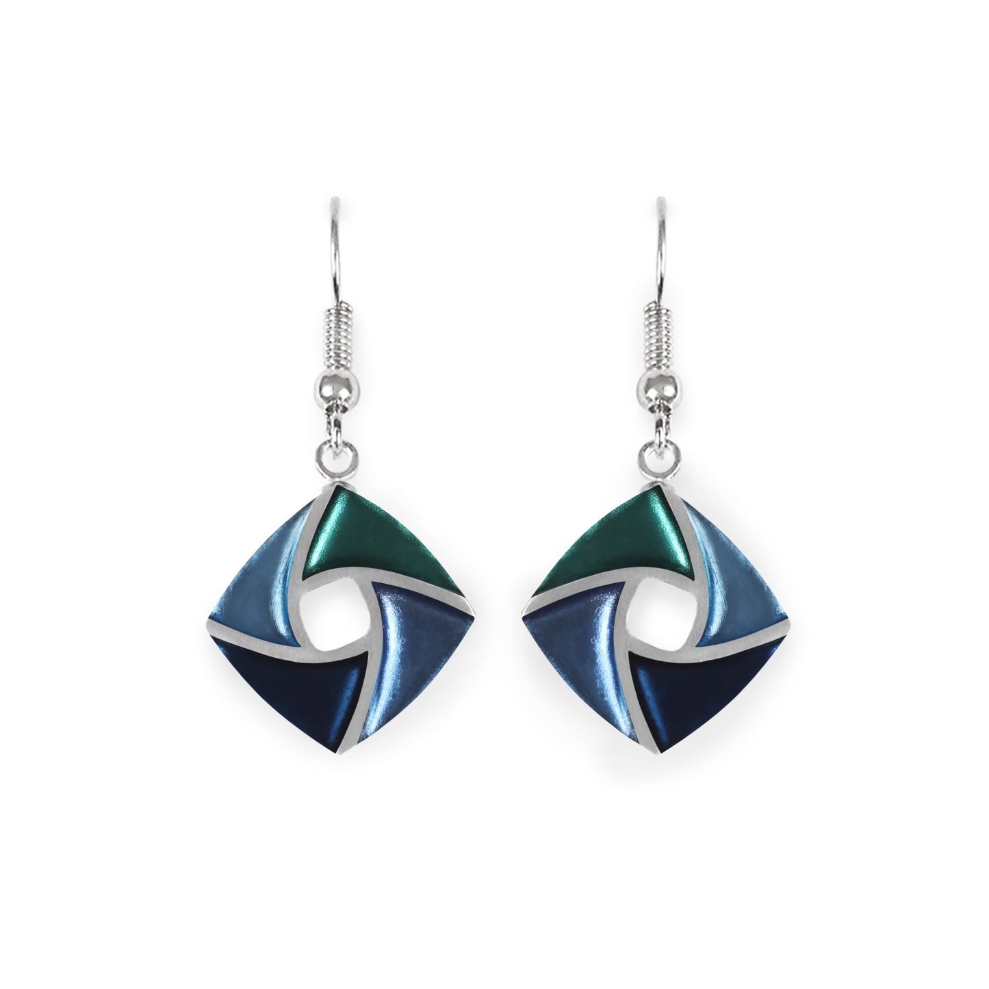 Pacific Kite Shiny Small Fish Hook Earrings | The Jewellery Stop