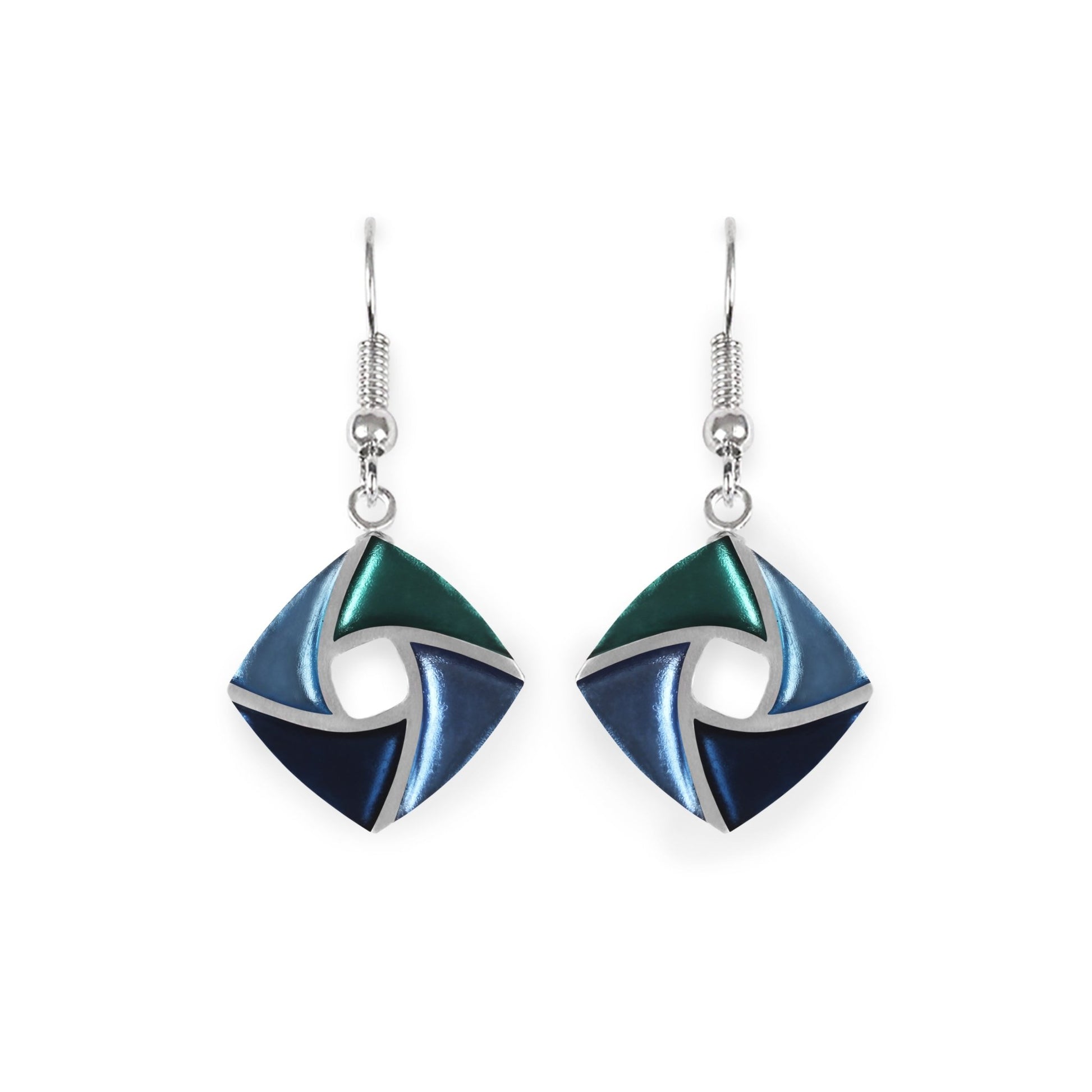 Pacific Kite Shiny Small Fish Hook Earrings | The Jewellery Stop