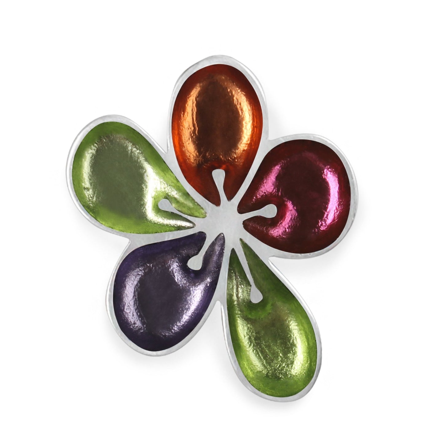 Sherbet Calachuchi Shiny Brooch | The Jewellery Stop