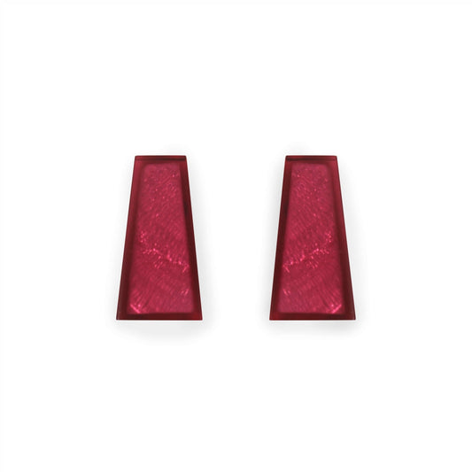 Latino Deco Extravaganza Shiny Stud Earrings | The Jewellery Stop