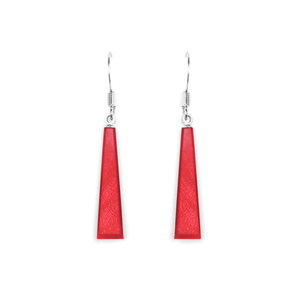 Sangria Deco Extravaganza Shiny Fish Hook Earrings | The Jewellery Stop